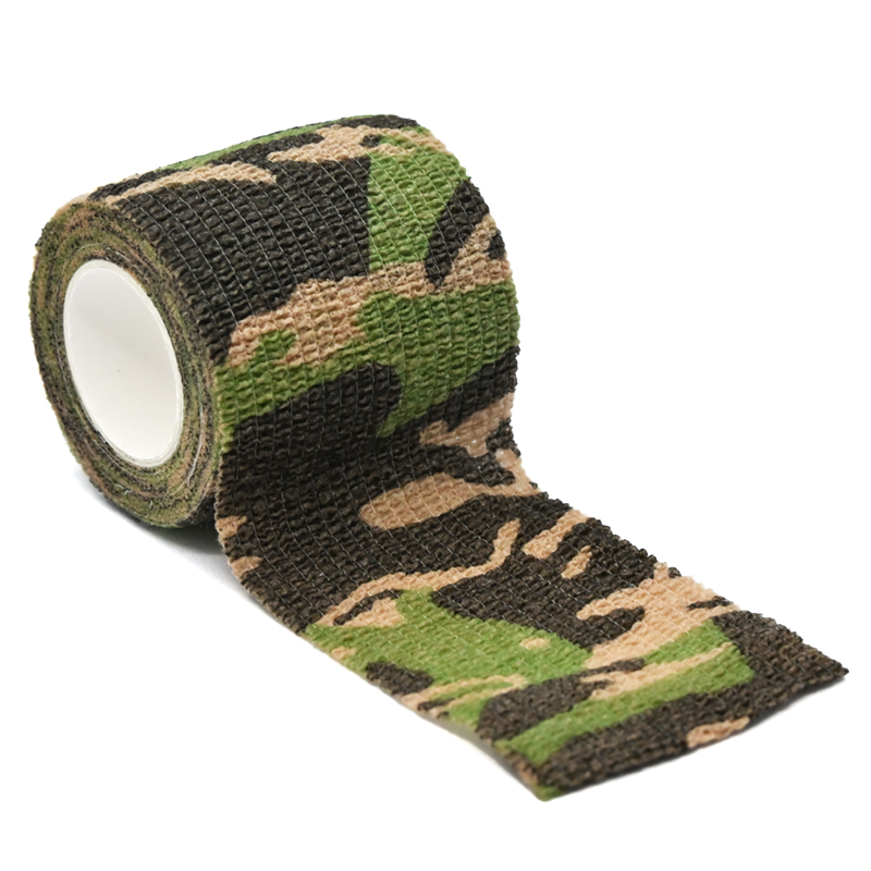 Camouflage cohesive elastic bandage for all activities