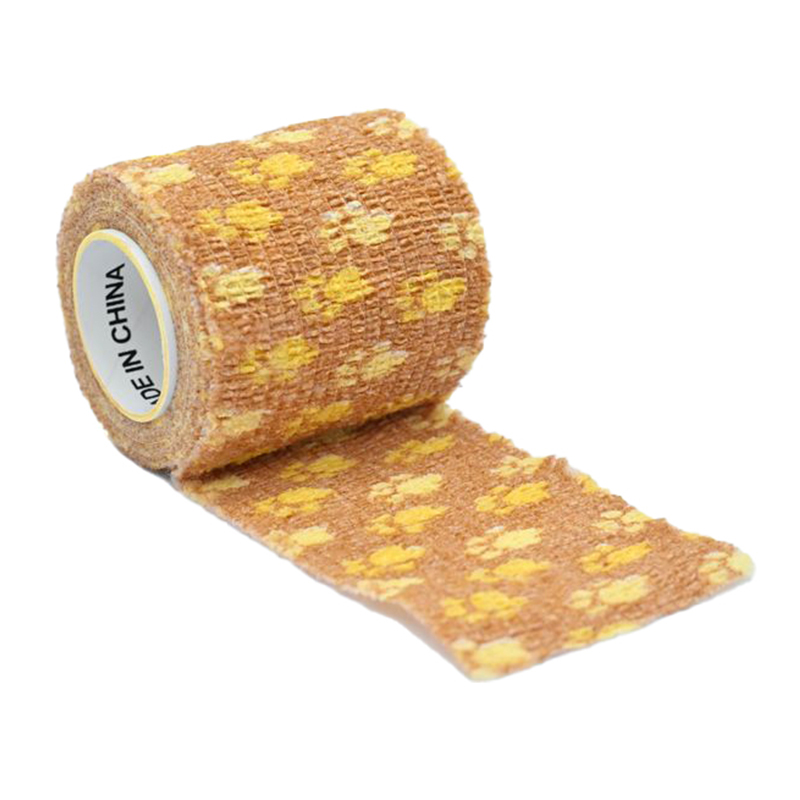 Pet Dog Cat Wound Vet Cohesive Bandage Self Adherent Animals Wrap Tape