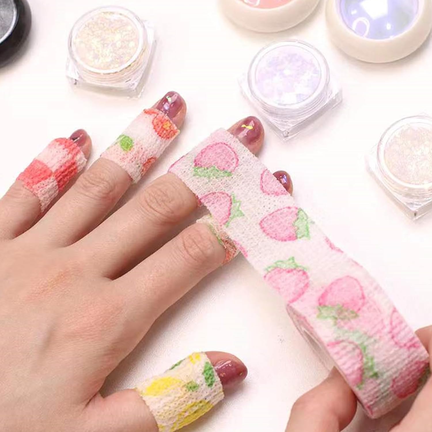 Cohesive Finger Bandages 