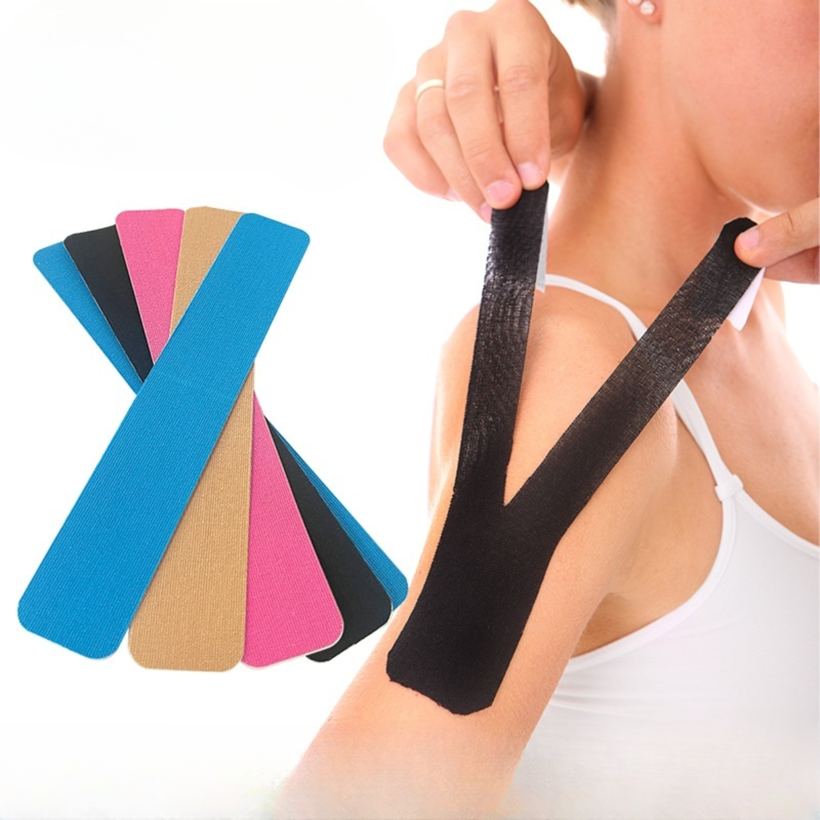 Pre-Cut Y Shape Kinesiology Tape Muscle Patch For All Body Part
