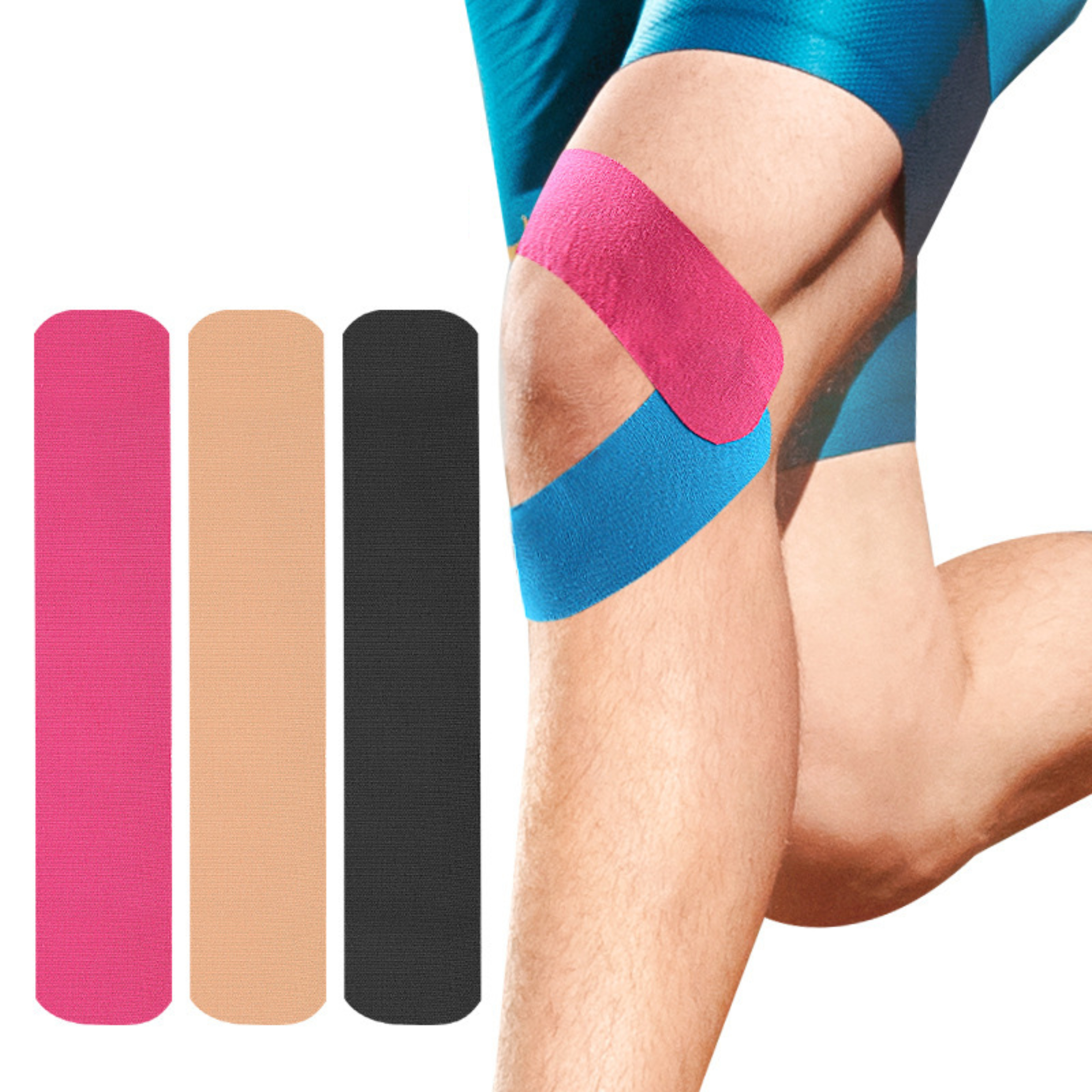 Pre-Cut I Shape Kinesiology Tape Muscle Patch For All Body Part
