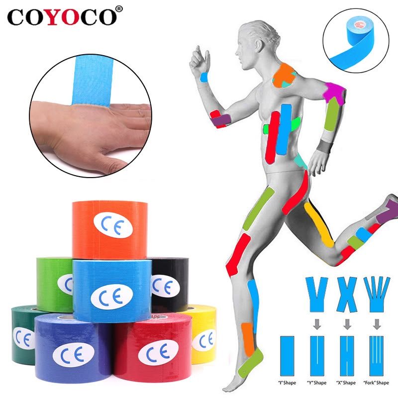 Waterproof Kinesiology Tape for Shoulder Support – Athletic Tape for Training, Stability and Recovery
