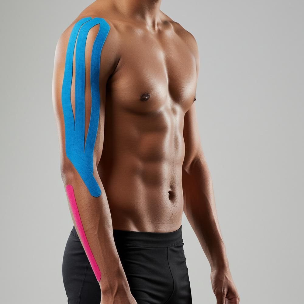 Kinesiology Tape Roll for Muscle Support & Joint Stability | Breathable, Elastic Cotton Sports Tape