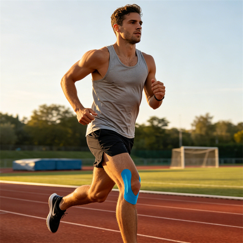 Premium Kinesiology Tape for Sports Support, Muscle Recovery and Joint Stability | Latex-Free, Water-Resistant, 5cm x 5m Roll